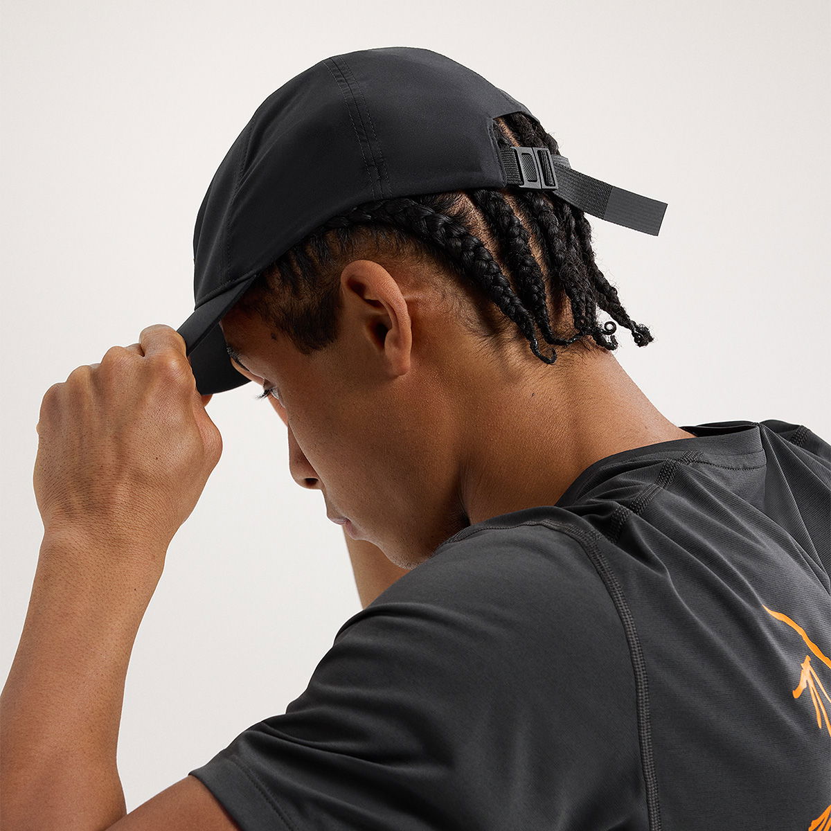 Arc'teryx Bird Word Trucker Curved Hat (Black) - Spejder Sport