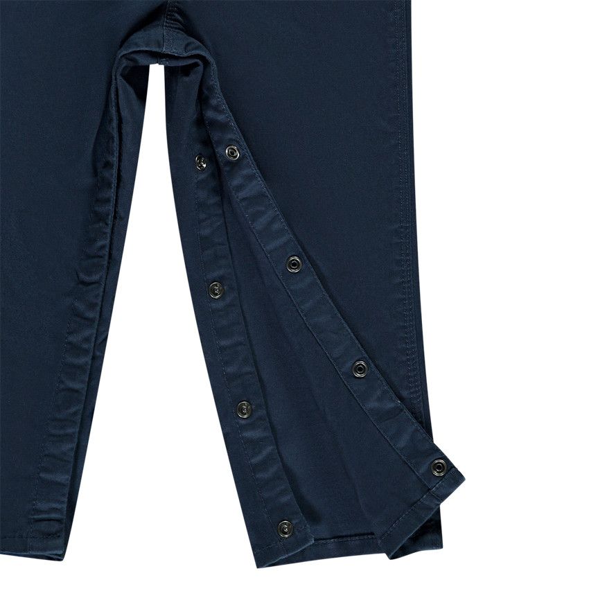 Salopette longue en twill pour bébé garçon - Bleu marine