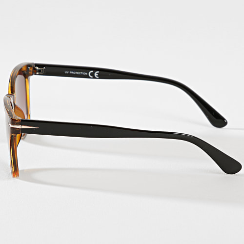 Lunettes De Soleil 026169 Fauve Marron Dégradé