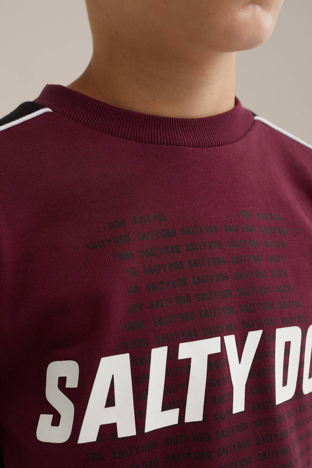Salty Dog sweater donkerrood