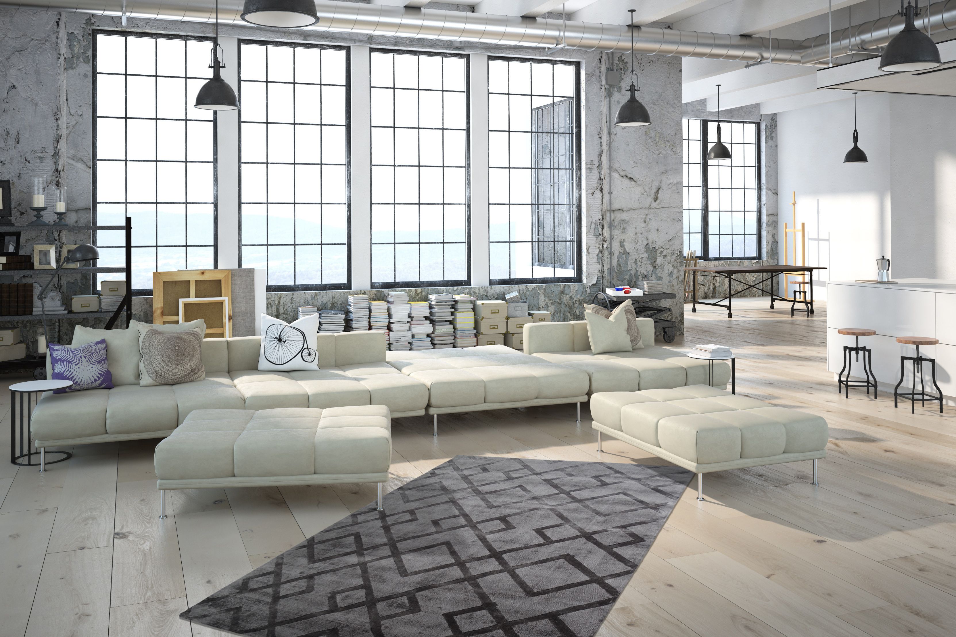 Vloerkleed 310 Grijs Antraciet Luxury