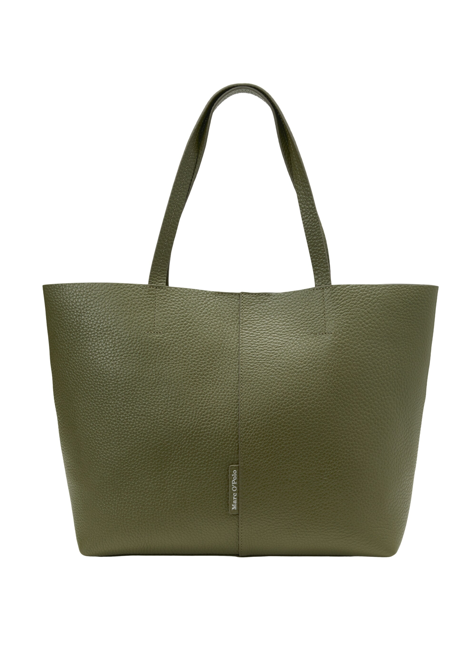 Shopper aus genarbtem Rindleder
