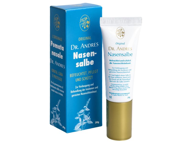 Original Dr. Andres Dr. Andres Nasensalbe 20 g Nasensalbe zur Vorbeugung und Behandlung der trockenen und gereizten Nasenschleimhaut