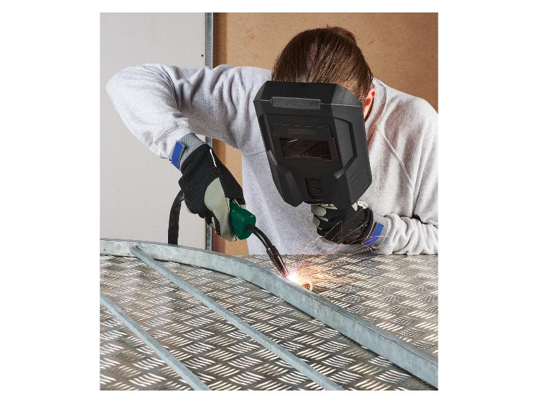 Inverter lasapparaat met automatische laskap