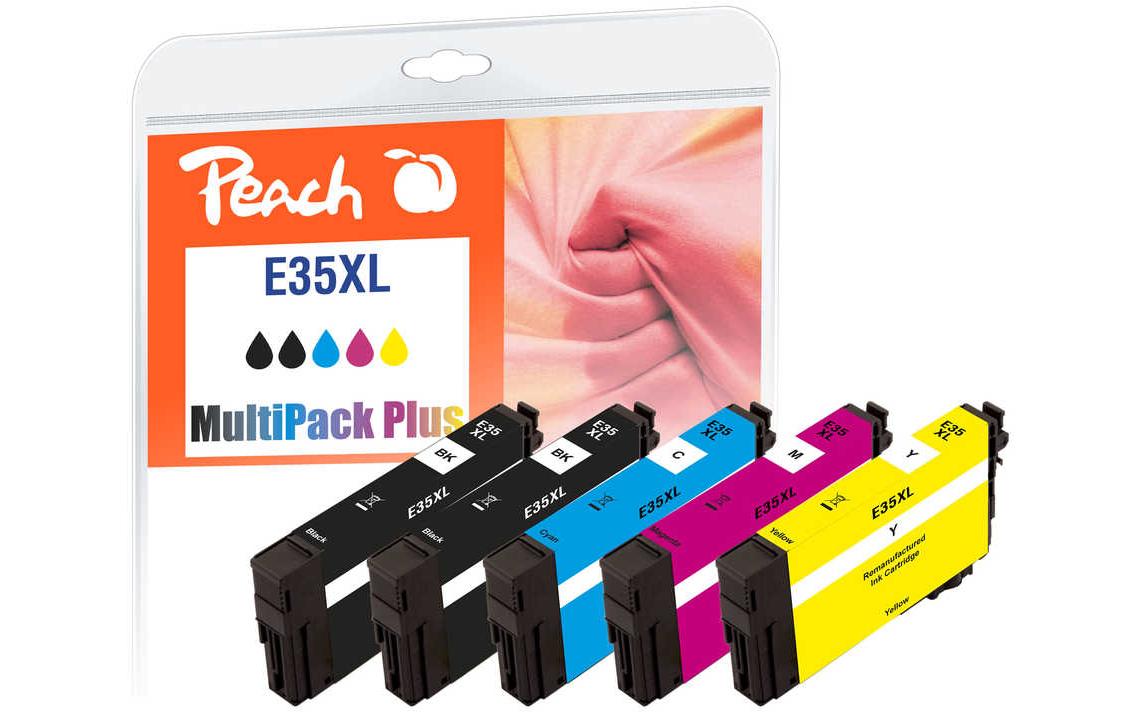 Tinte Epson No 35XL 2x BK, C, M, Y<br>Druckerpatronen: 2 x Schwarz, 1 x Cyan, 1x Magenta, 1x Gelb