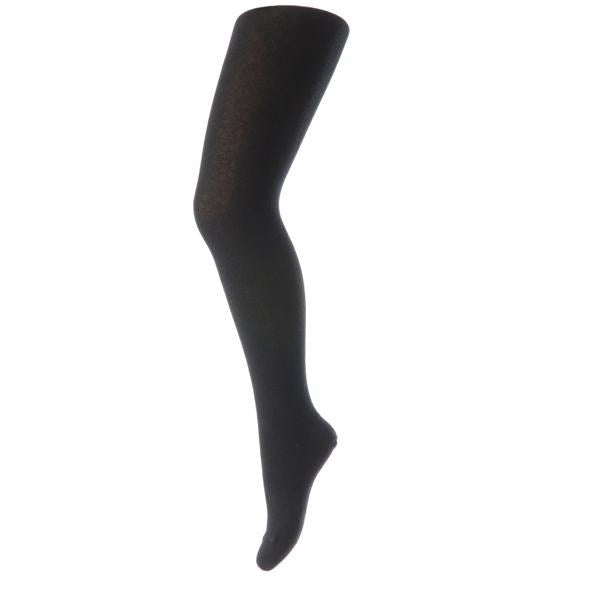 MP 323 Bambus Plain Tights 08 Black - Mp Danmark → Luksusbaby.dk
