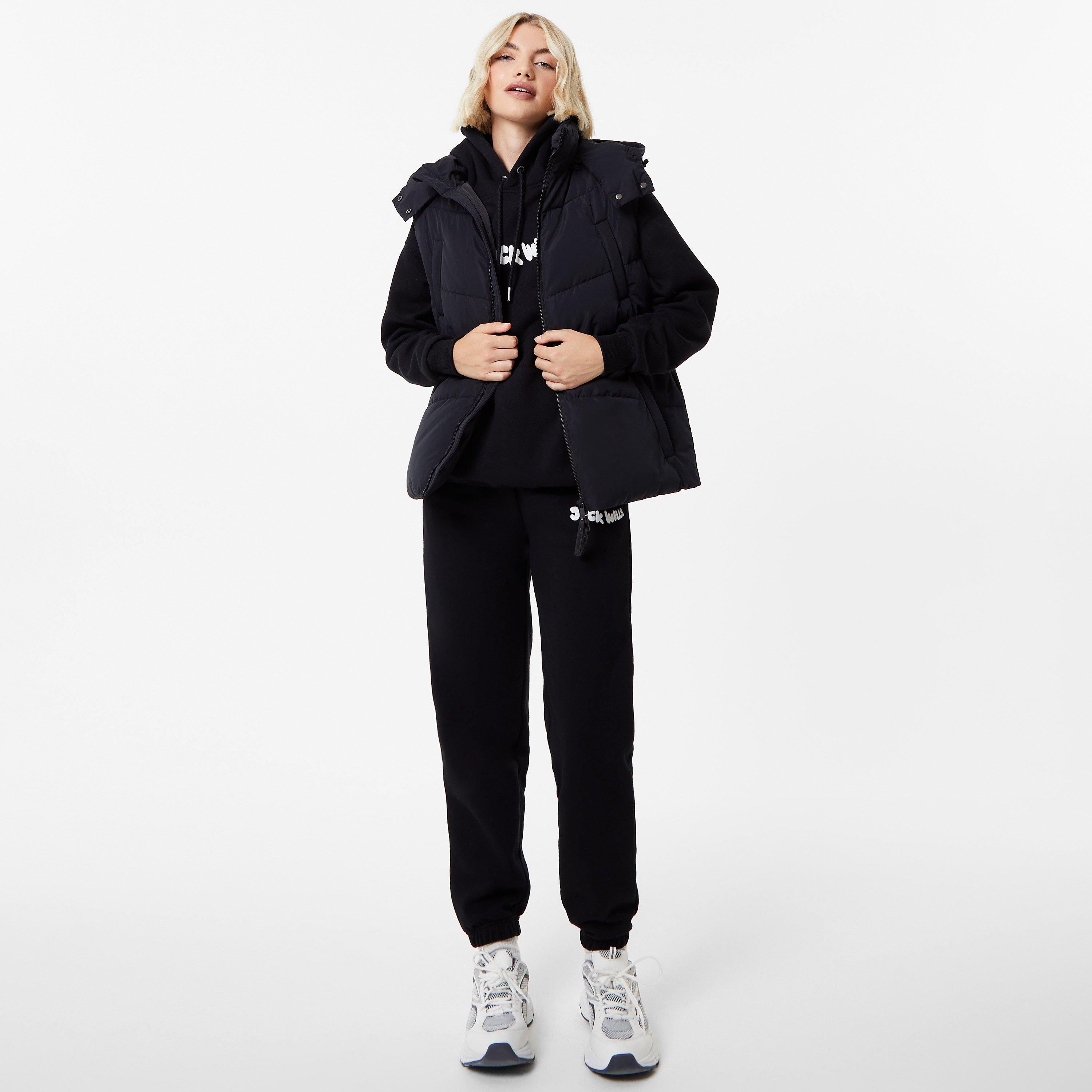 Jack Wills JW Bungee Waist Padded Gilet