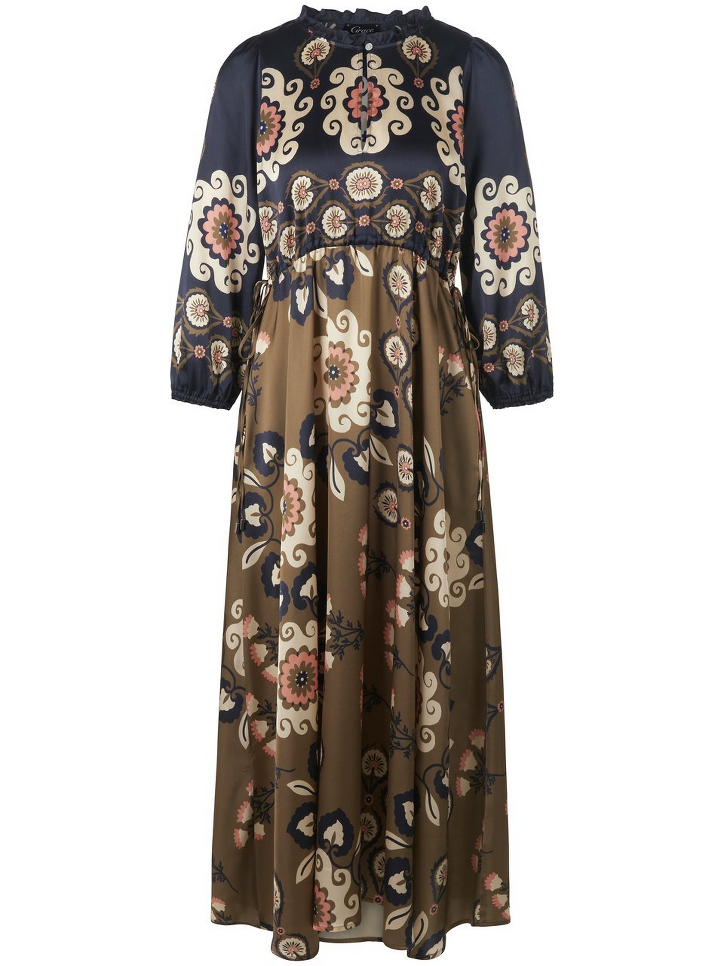 Maxi-Kleid im Blumen-Dessin