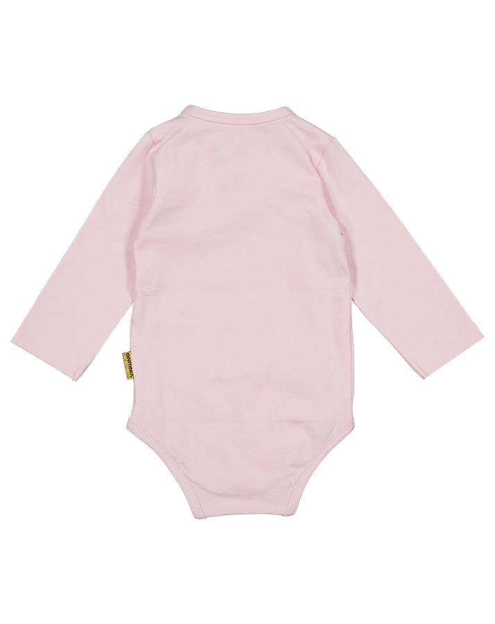 Langarm-Wickelbody PIA BABY in rosa
