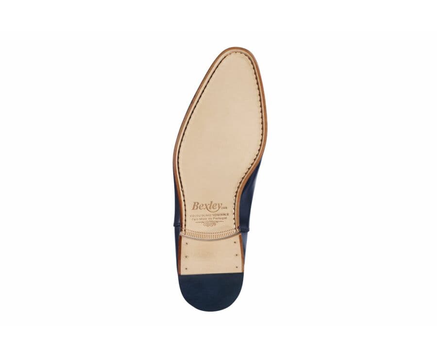Richelieu homme Noir semelle cuir - WAYFORD