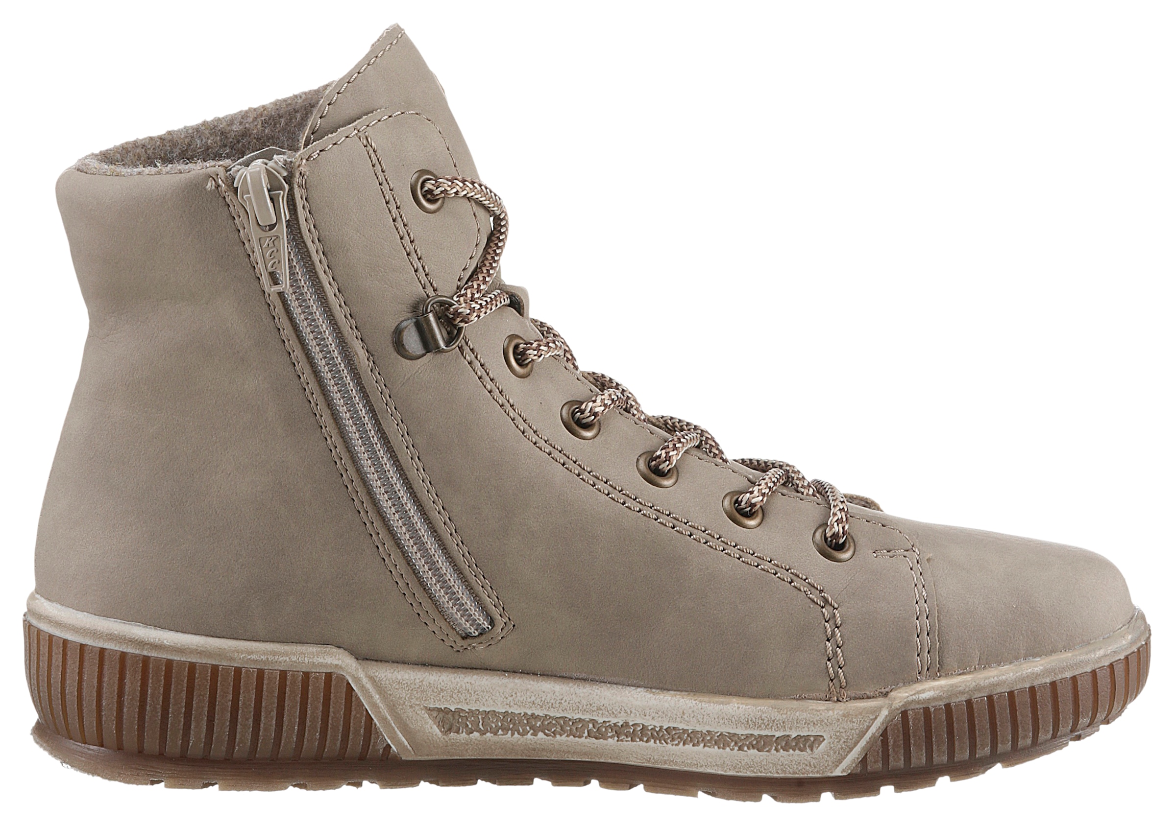 Rieker Schnürboots  mit herausnehmbarer SoftFoam-Einlegesohle
