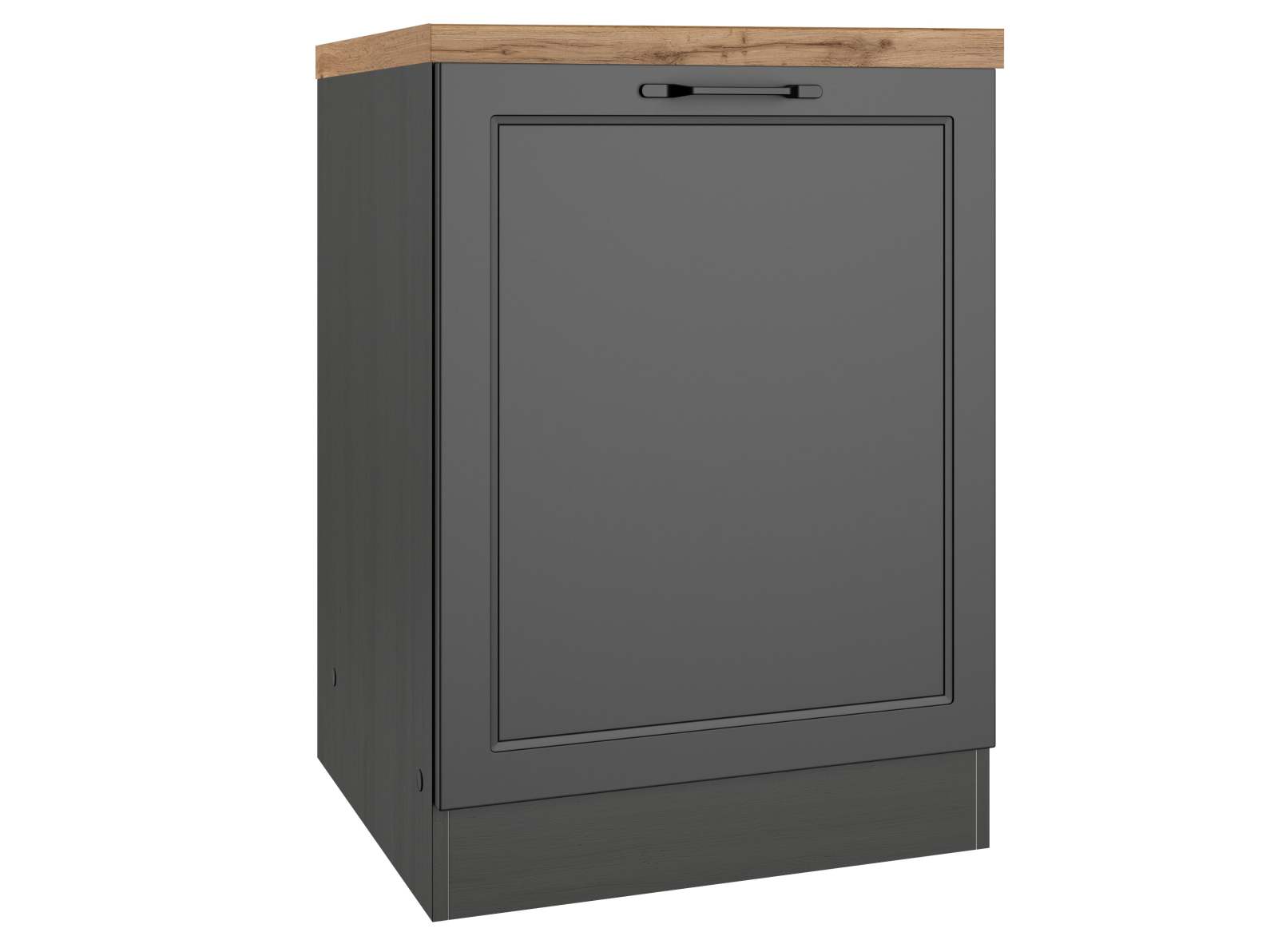 Unterschrank MERAN - grau - Wotaneiche - 60 cm