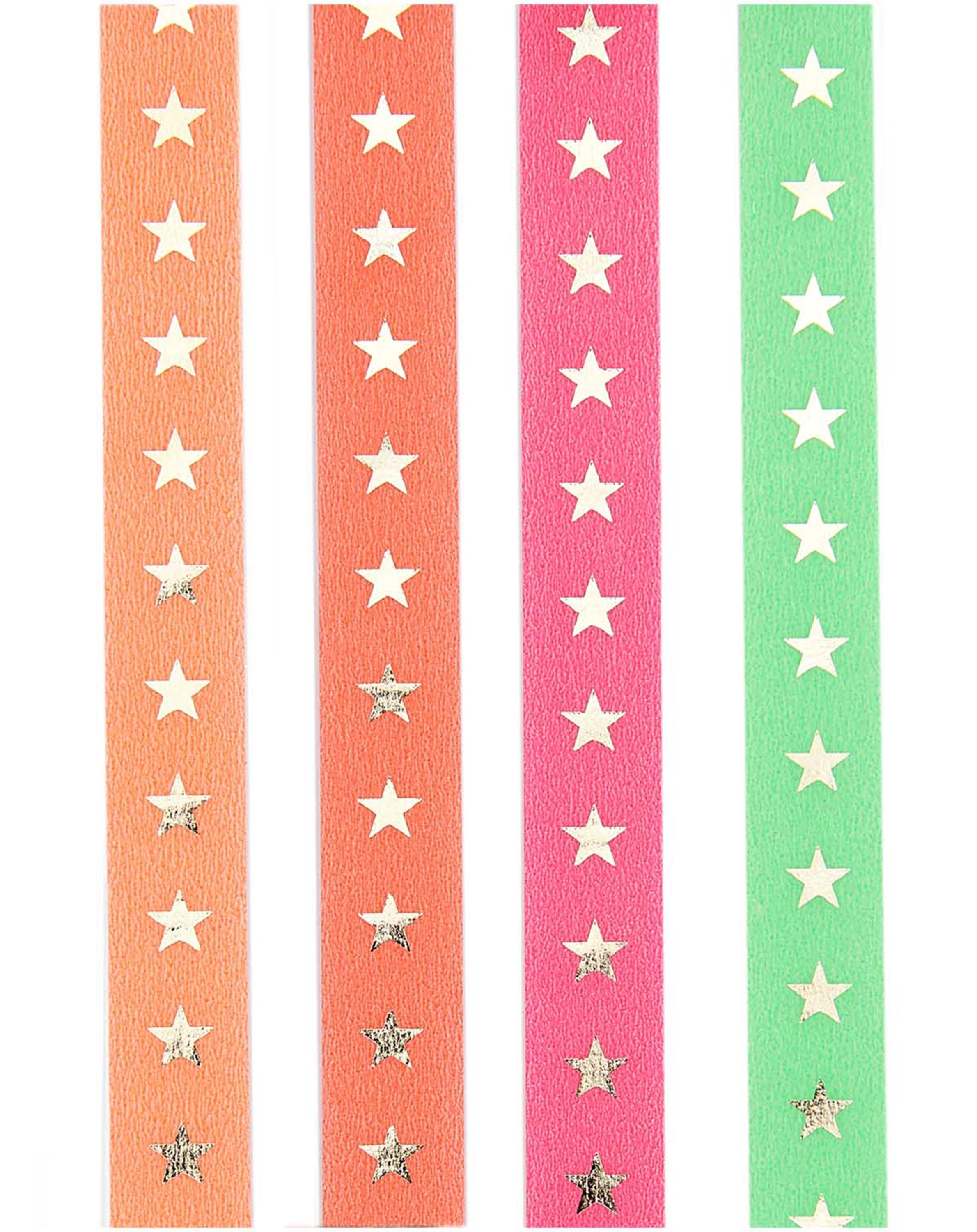 Washitape NEON STERNE 4er-Set