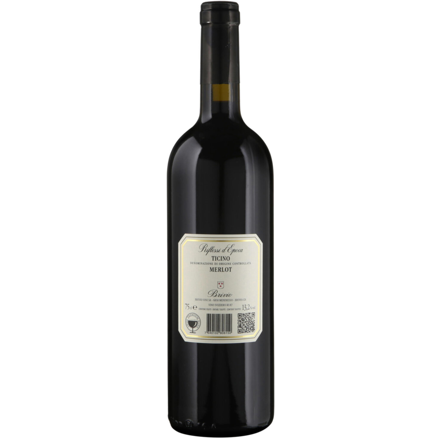 Ticino DOC Merlot Riflessi d'Epoca -75cl