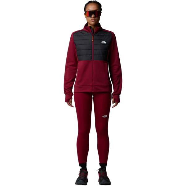 Doudoune randonnée THE NORTH FACE W REAXION HYBRID JACKET BEETROOT DARK HEATHER/ASPHALT GREY