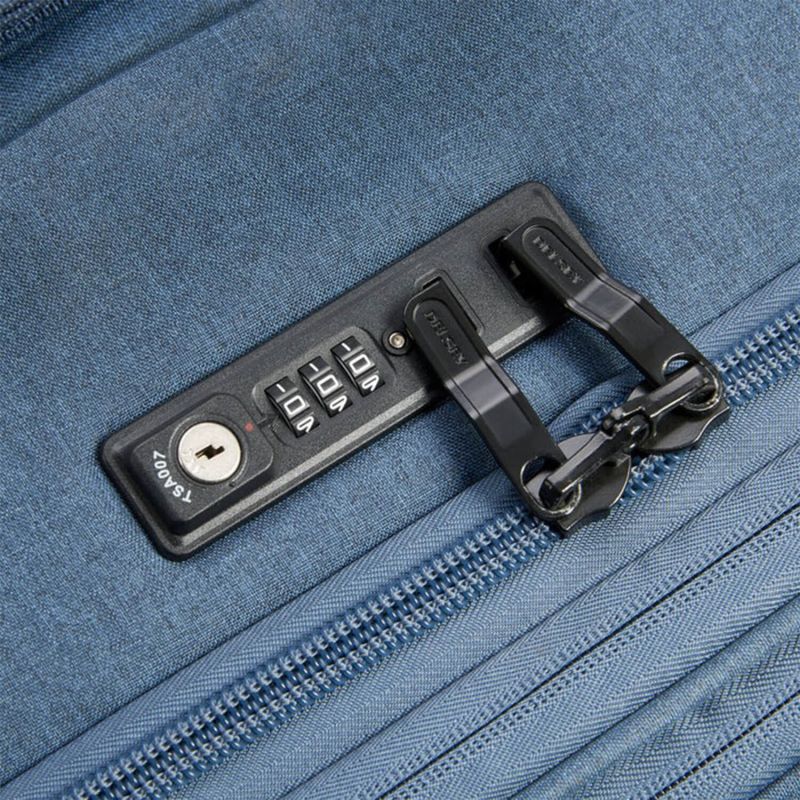 Valise L extensible Maubert 2.0 79 cm Bleu