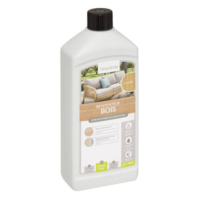Rénovateur de couleur pour bois exotique finition Lin doré