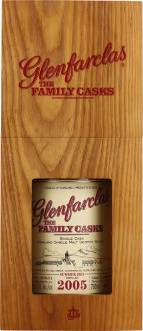GLENFARCLAS VINTAGE 2005 FAMILY CASKS 70CL