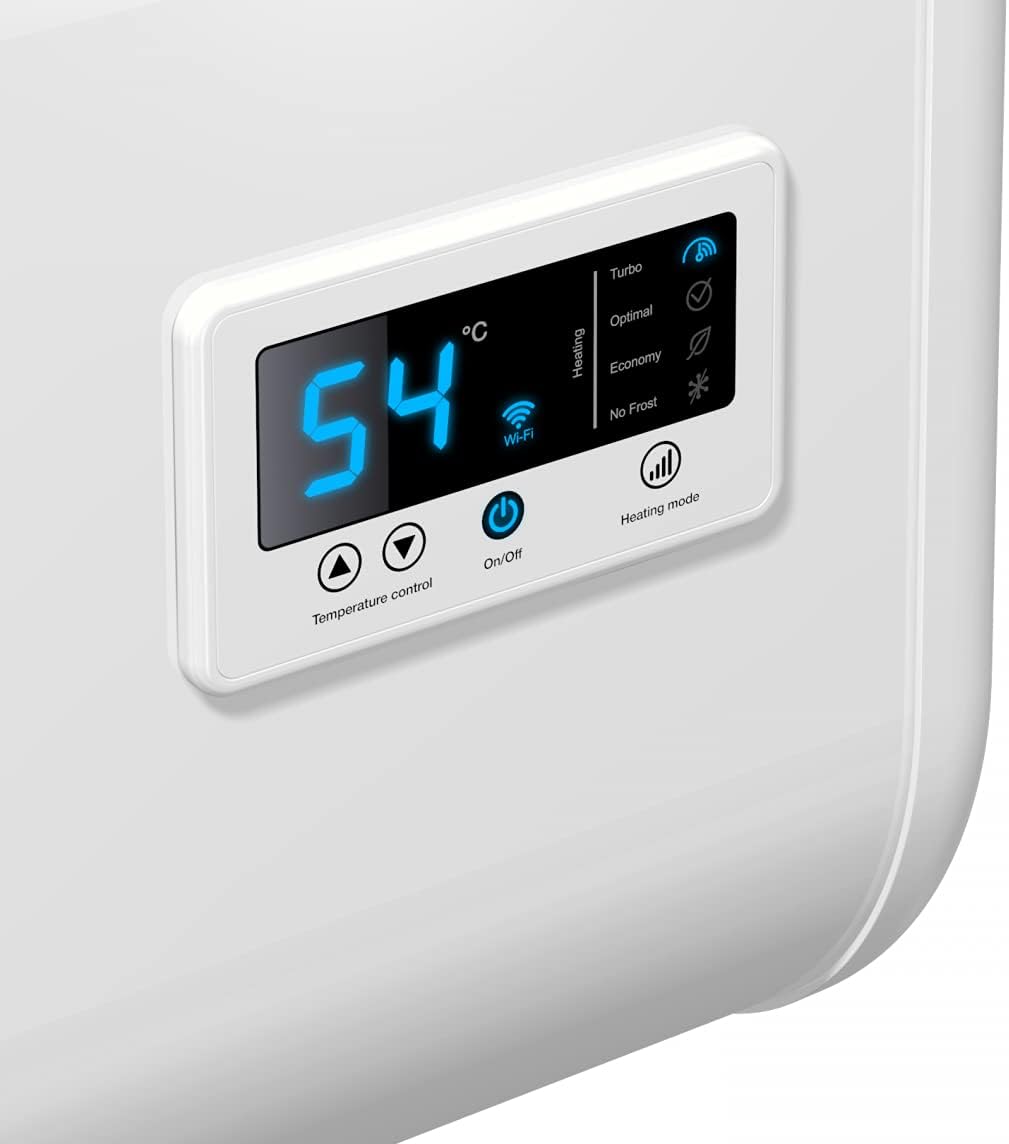 Thermex IF 50 V Comfort Flacher vertikaler 50-Liter-Warmwasserspeicher mit digitalem Betrieb Weiß