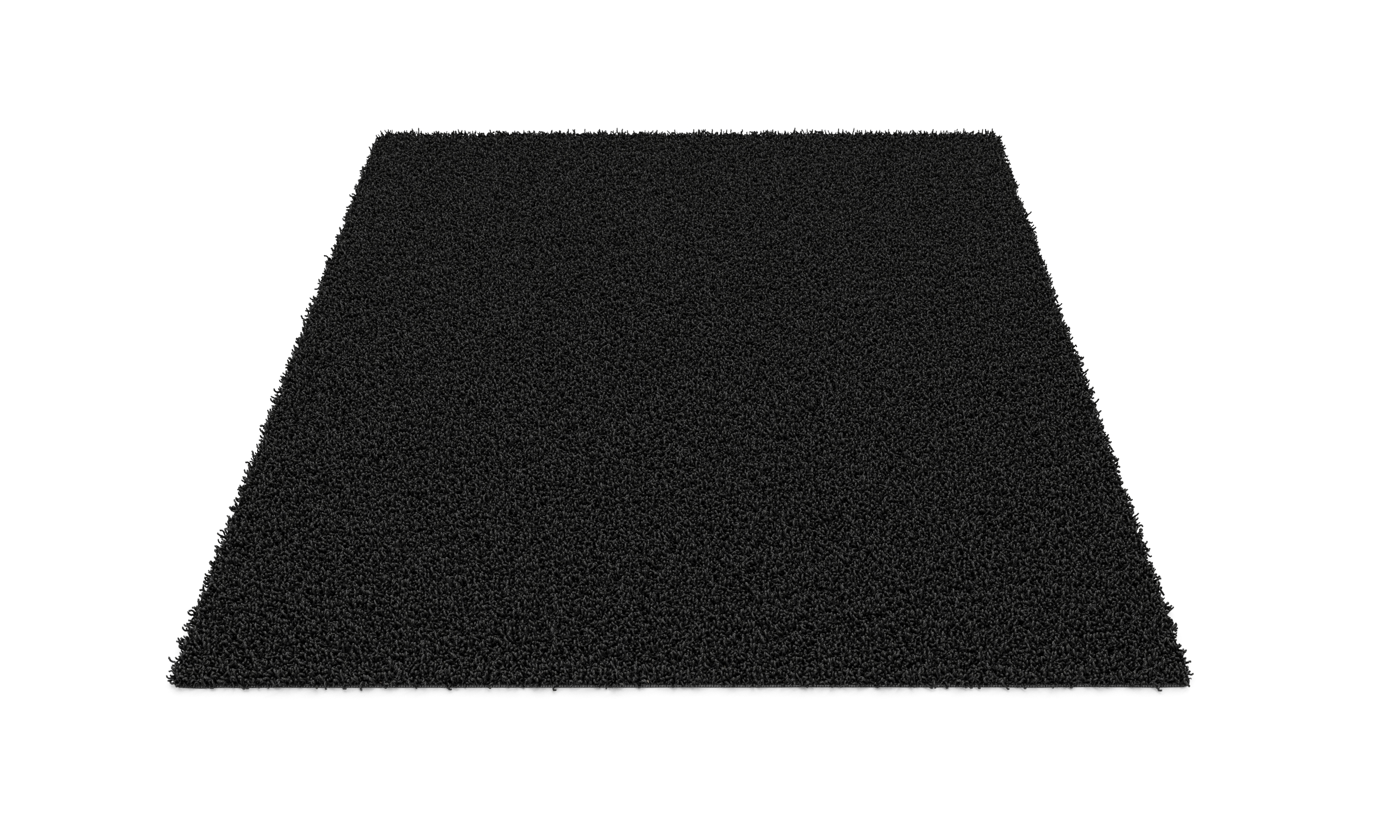 Hochflor Teppich 240 x 340 cm anthrazit