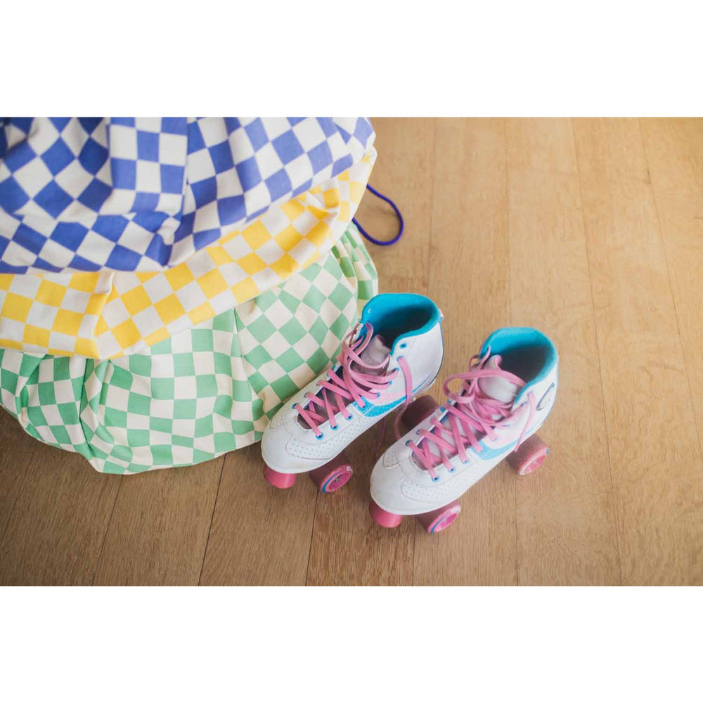 Køb Play&Go Vichy Purple 2-in-1 Legetæppe
