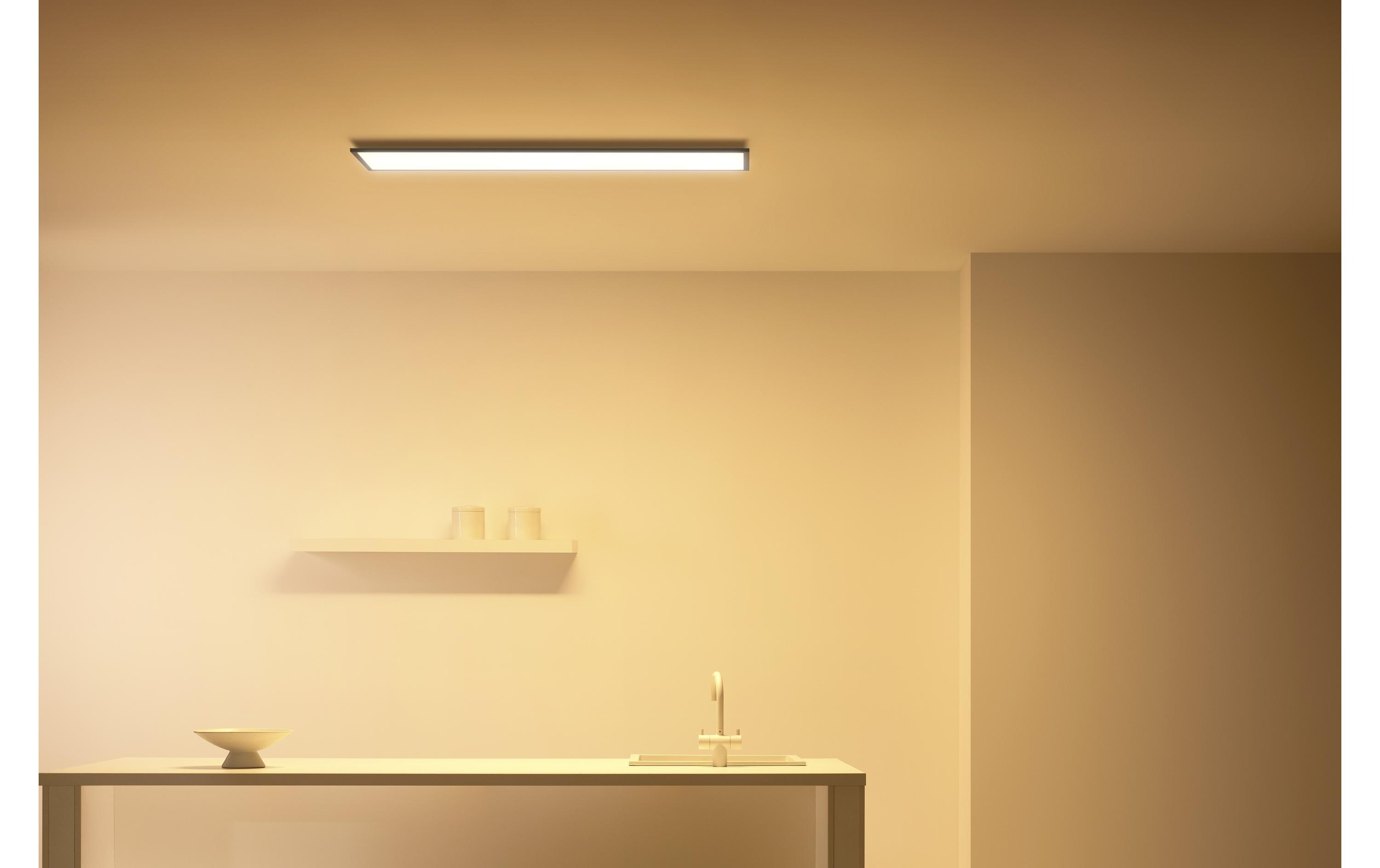 White & Color Ambiance Outdoor Resonate Wandl. Schwarz<br>Smarte Deckenleuchte