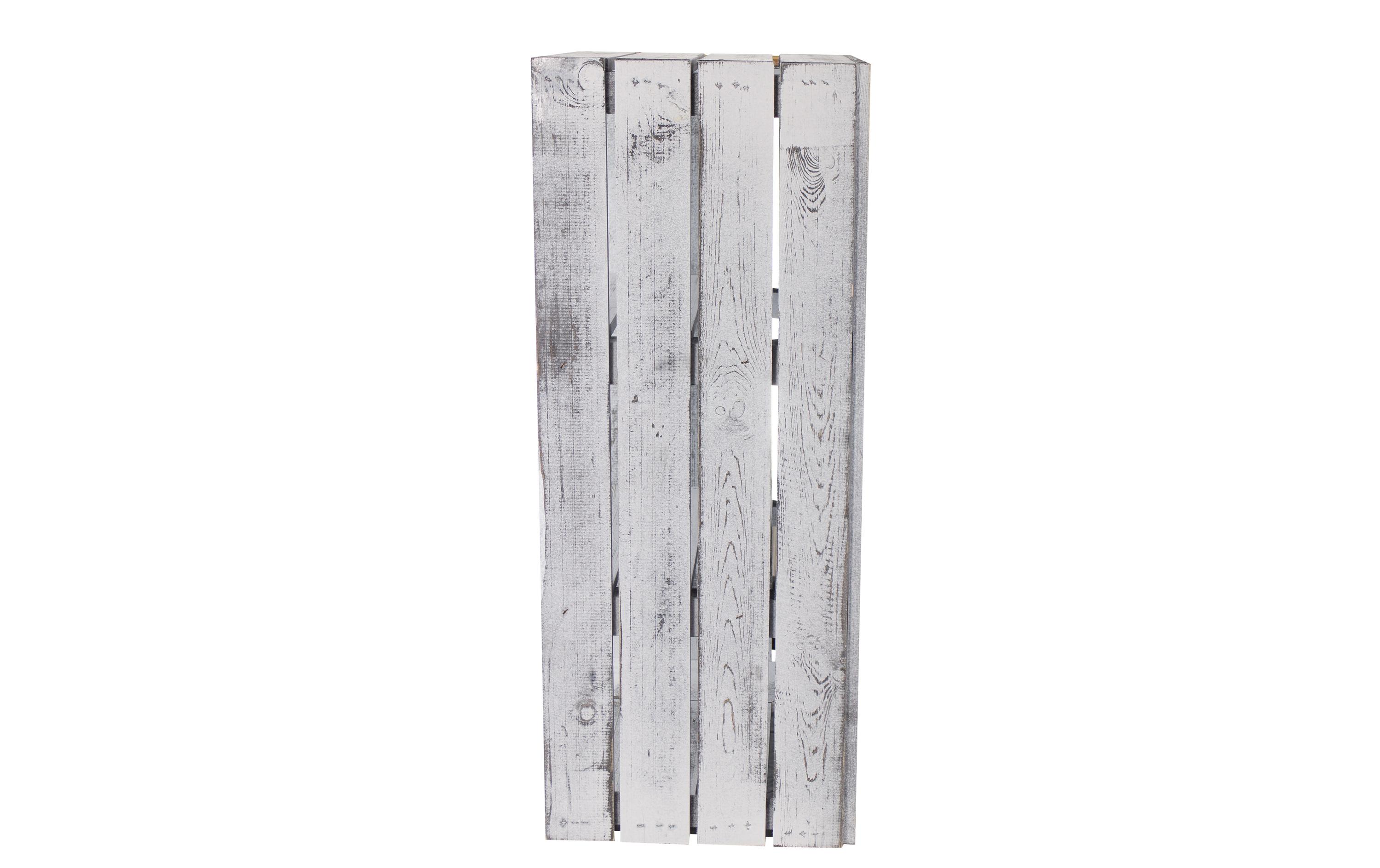Regal Vintage Shabby Weiss 40 x 75 cmRegal im Holzharassen Stil