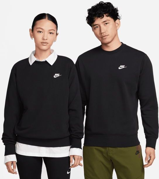 Sweatshirt - Effen - Lange Mouw - Normale Pasvorm - Geribbelde Kraag