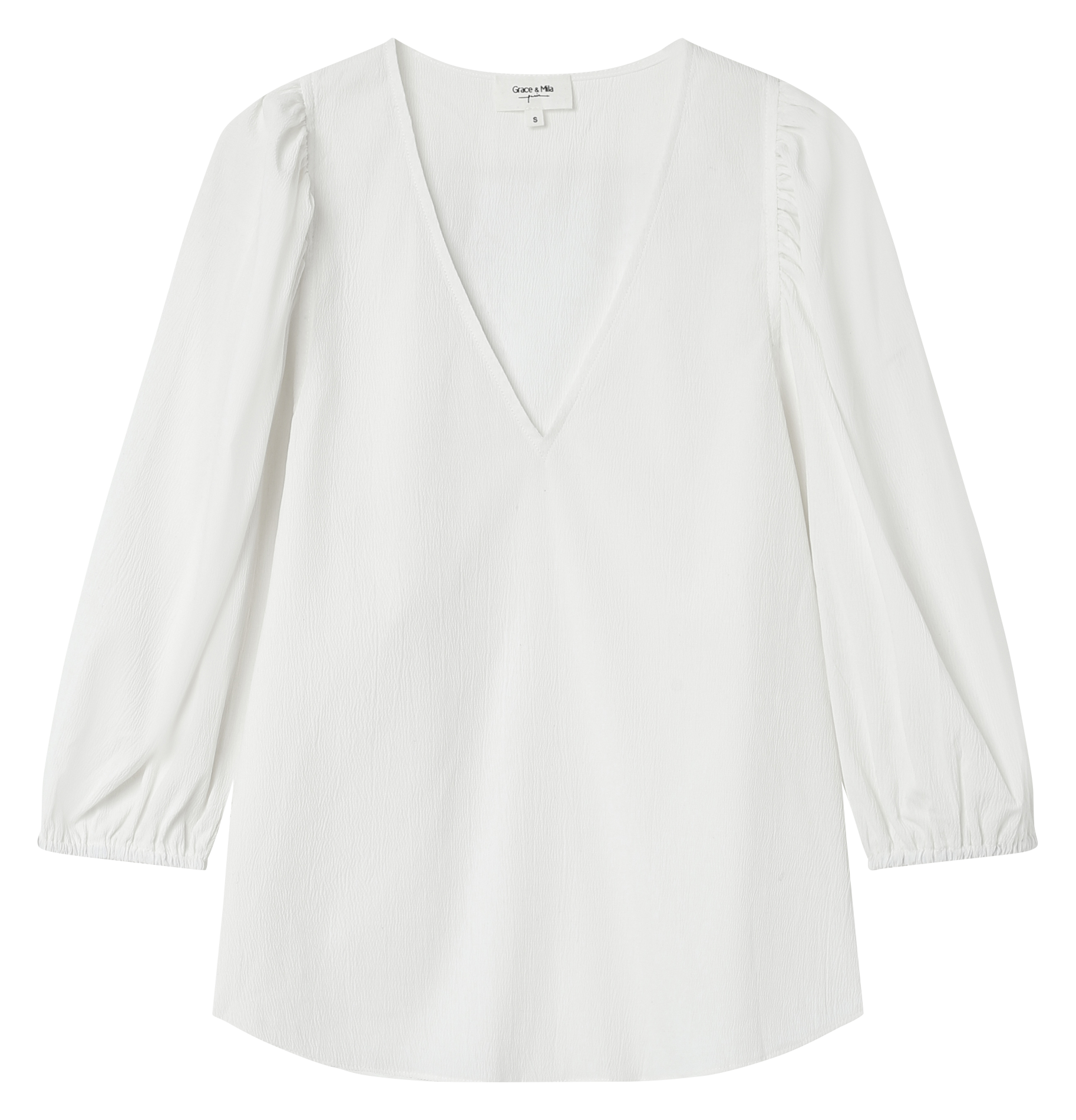 HARMONY - Top col V| Beige