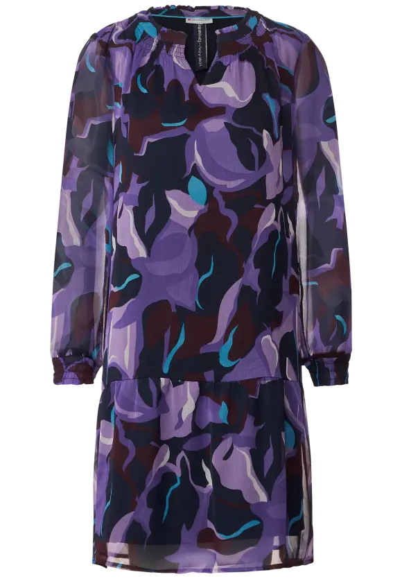 Chiffonkleid - lupine lilac