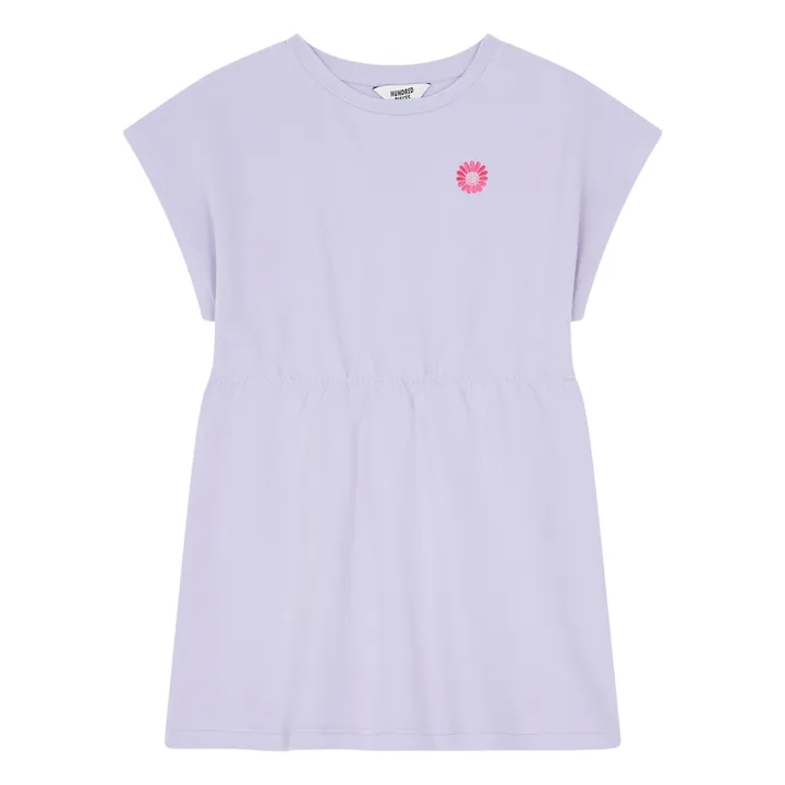 Hundred Pieces Robe Courte Coton Bio | Lilas