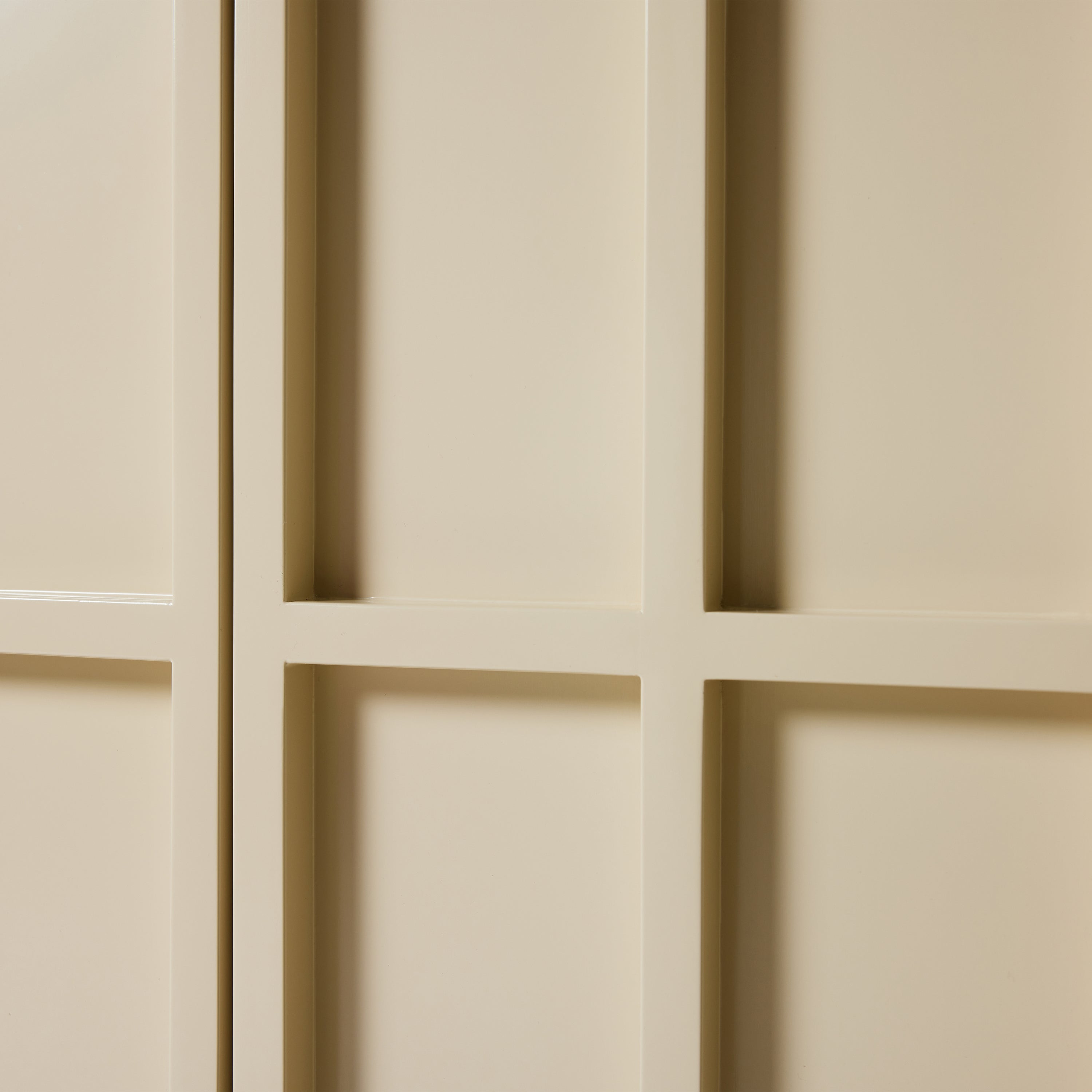 HKliving Cupboard Opbergkast - Glossy Cream