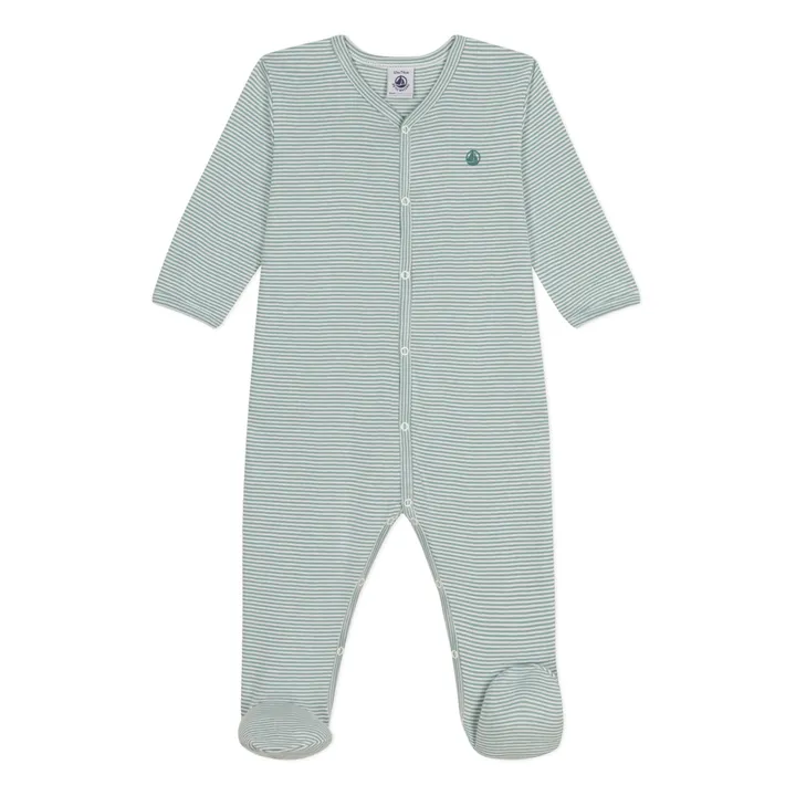Petit Bateau Pyjama Meleo Rayé | Sauge