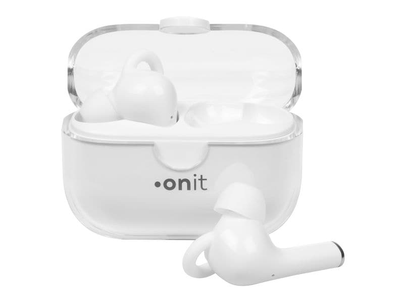 onit True Wireless In-Ear-Kopfhörer Pro Weiss Kabellose Kopfhörer mit ENC-Doppelmikrofon für den Lifestyle-Einsatz