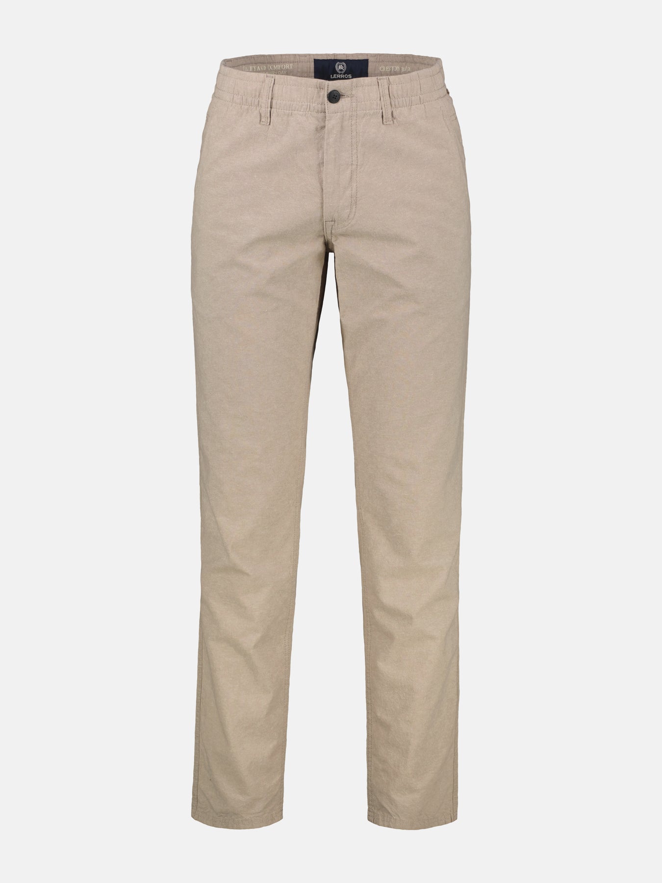 Sommerliche Chino mit Leinenanteil, RELAX FIT