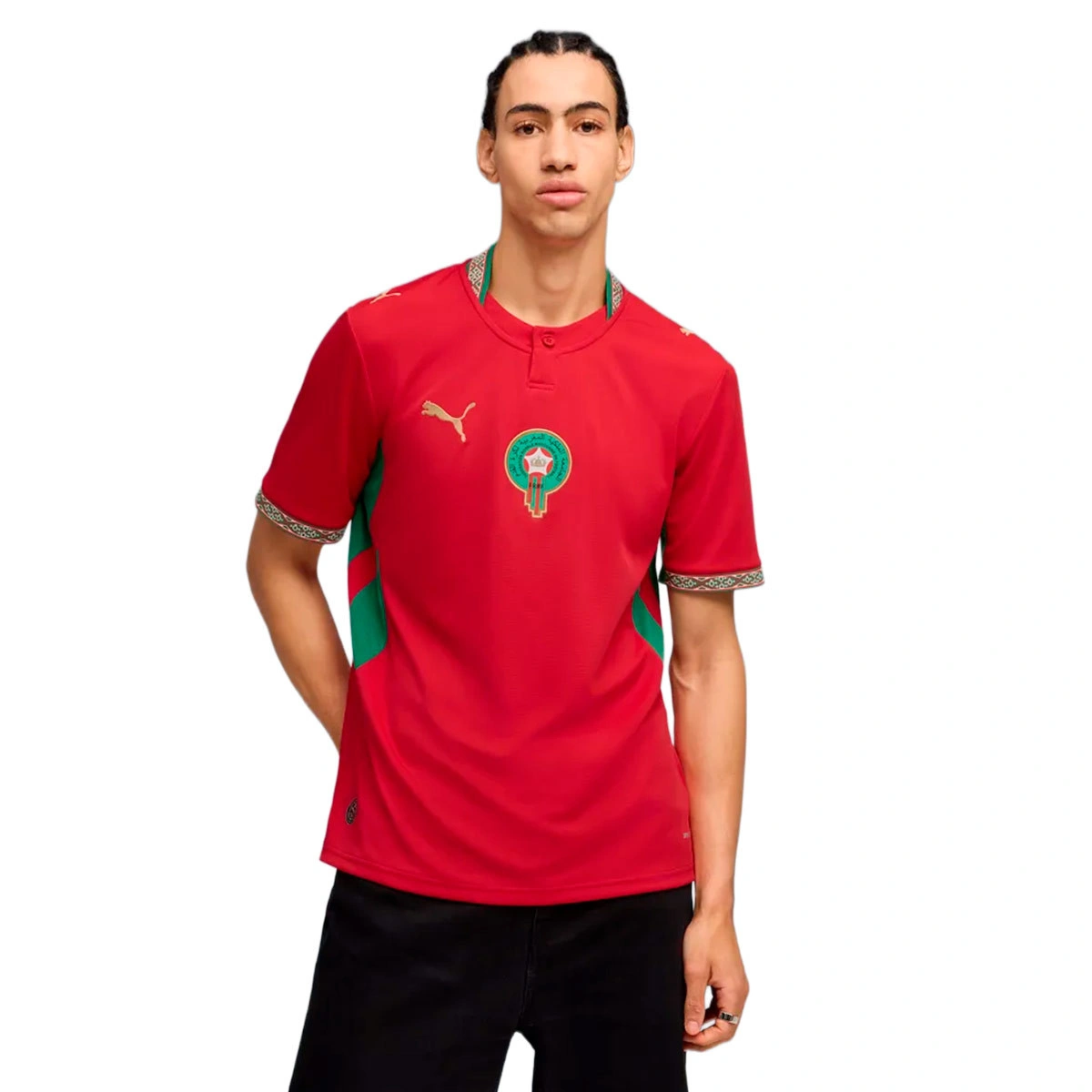 Camisola Puma Marrocos Primeiro equipamento Mundial 2026 Criança