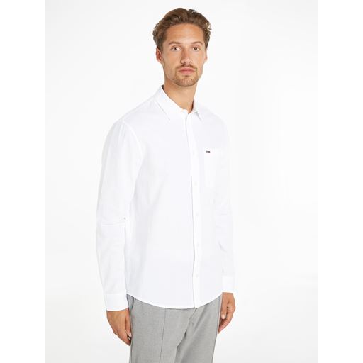 Tommy Jeans Blend Skjorte, White, XXL