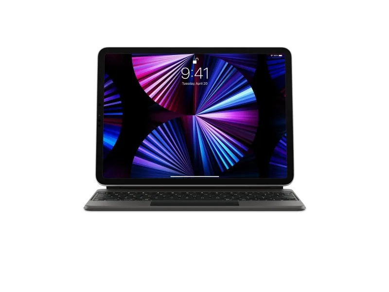 [OUTLET] - Apple Magic Keyboard - Tastatur og folio-kasse - med trackpad - bagbelyst - Apple Smart connector - QWERTY - Internationalt engelsk - for Apple 10.9-inch iPad Air (4th gen, 5th gen), 11-inch iPad Air (M2), 11-inch iPad Pro (1st gen, 2nd g