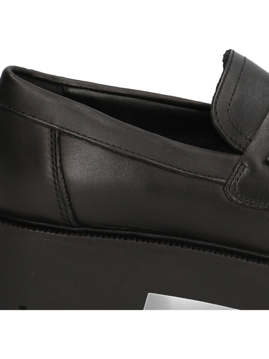 Glattleder Slipper