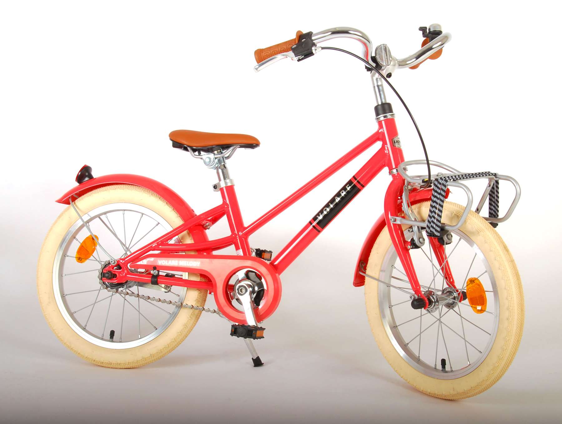 TPFSports Melody Kinderfahrrad - Mädchen - 16 Zoll - Rücktritt + Handbremse - Türkis
