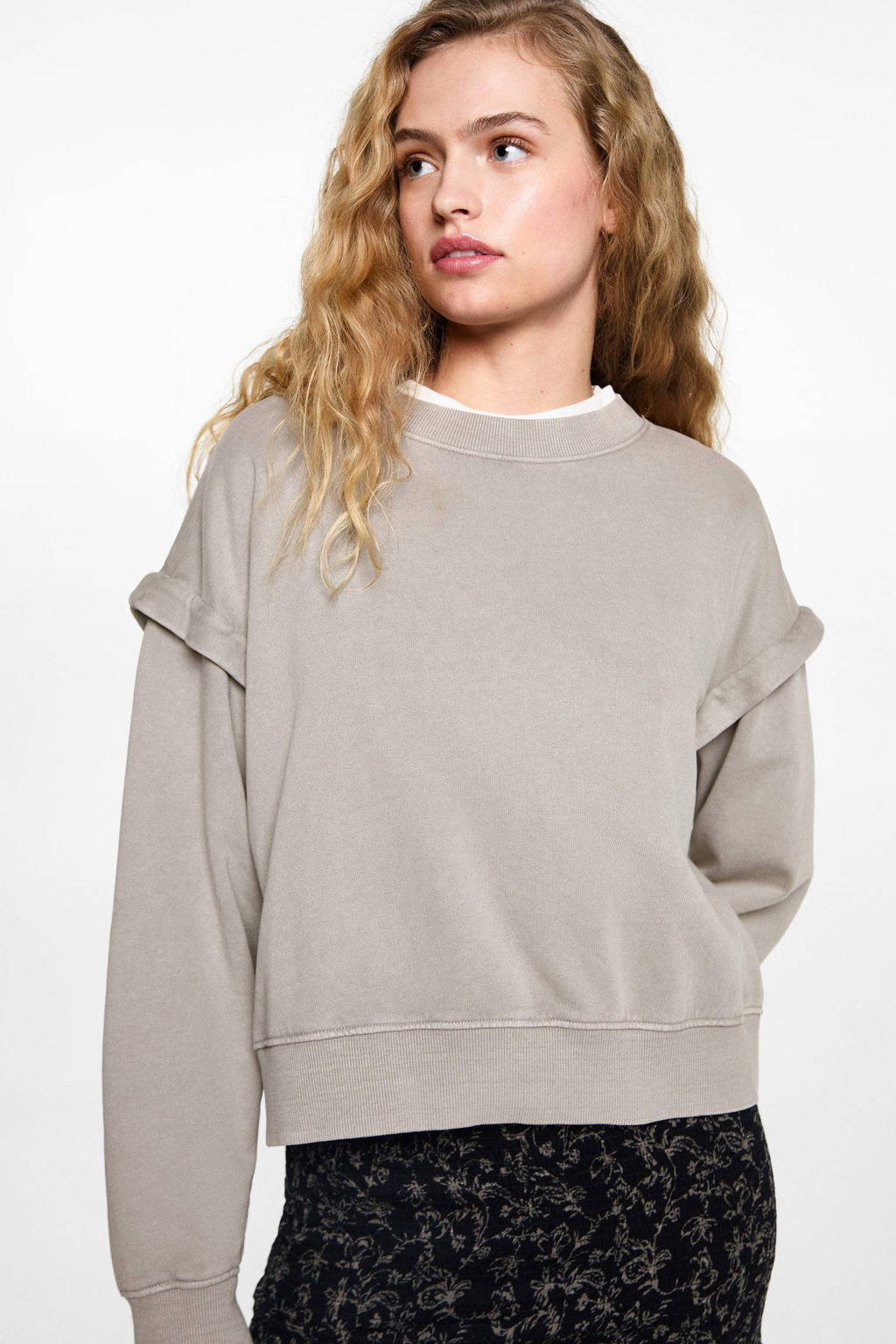 MANGO TEEN sweater grijs