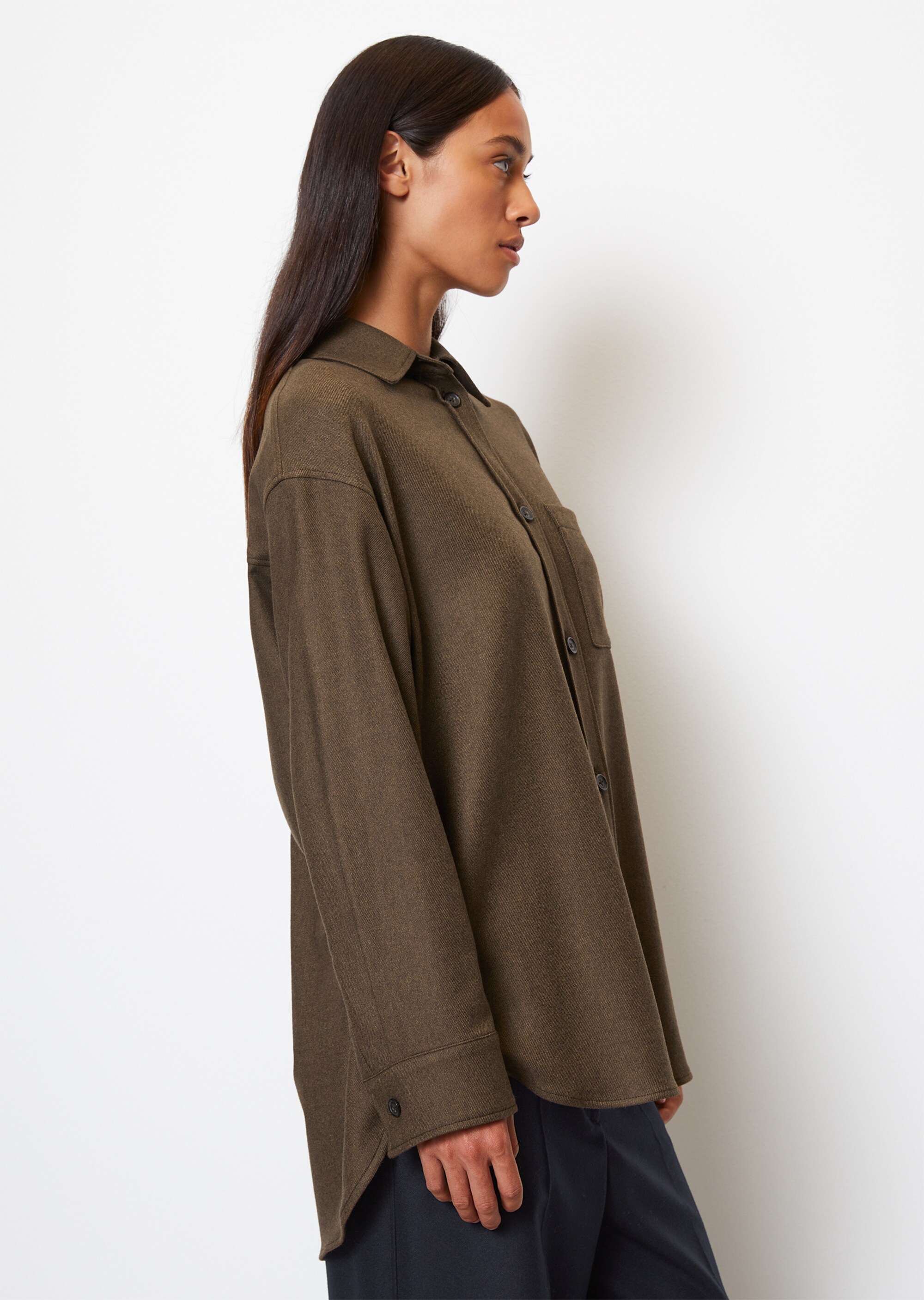 Overshirt relaxedmit LENZING™ ECOVERO™