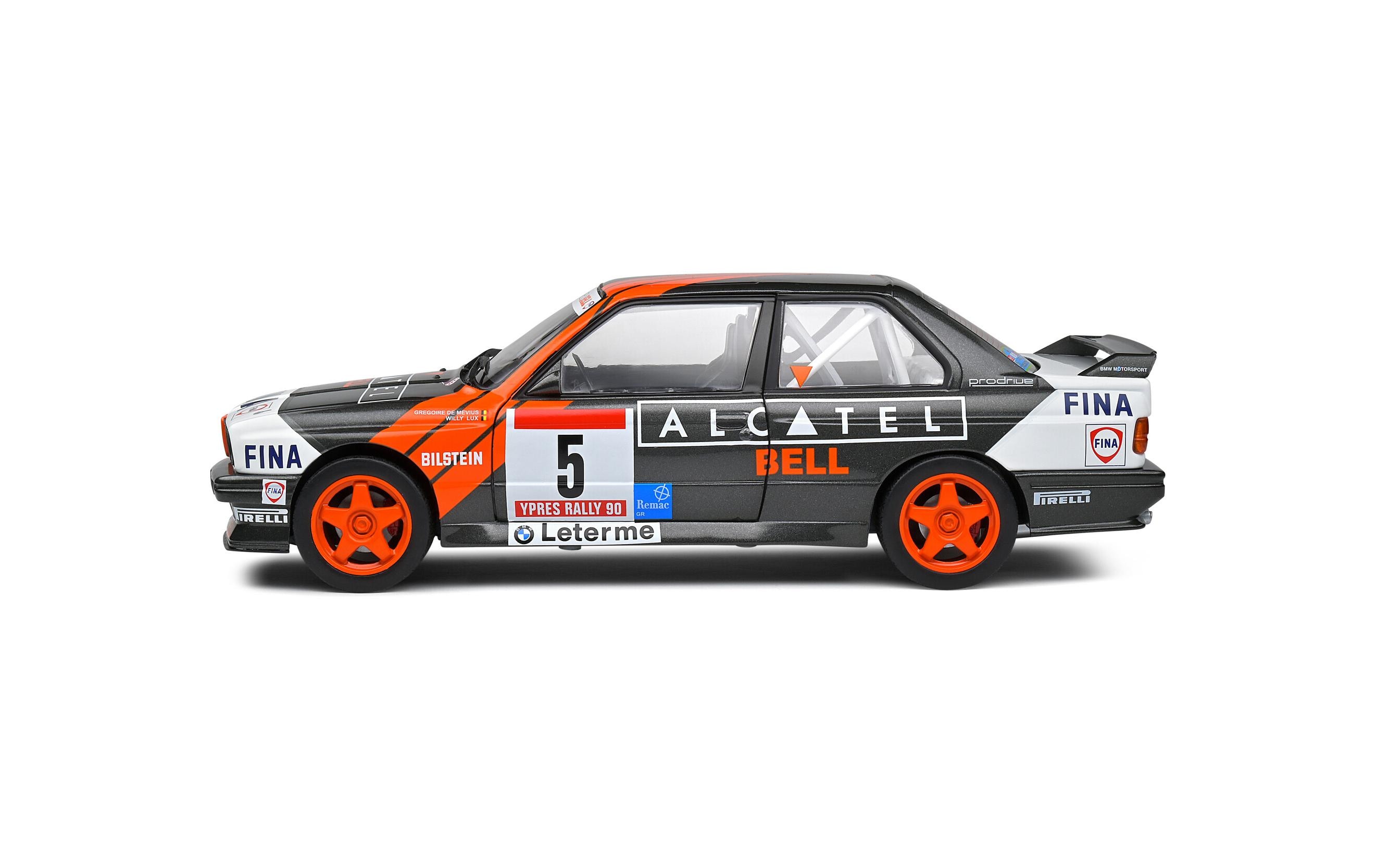 BMW E30 M3 Gr.A Rally Ypres #5, 1990 1:18Detailgetreues Modellauto im Massstab 1:18