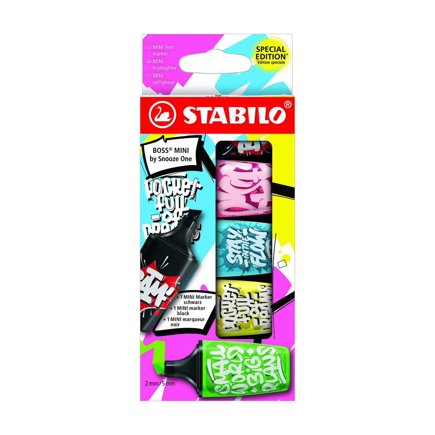 Stabilo Textmarker BOSS® MINI by Snooze One 5er