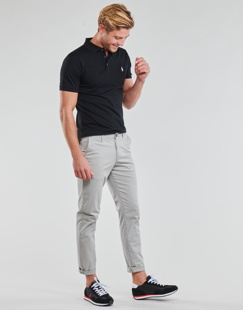 Polo Ralph Lauren - POLO CINTRE SLIM FIT EN COTON STRETCH MESH LOGO PONY PLAYER Negro