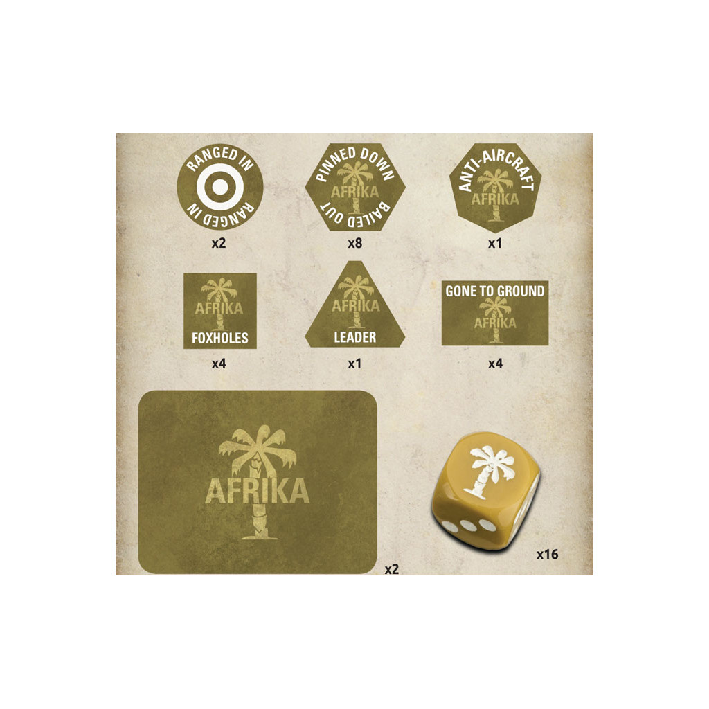 Flames of War - German Afrika Korps Gaming Set
