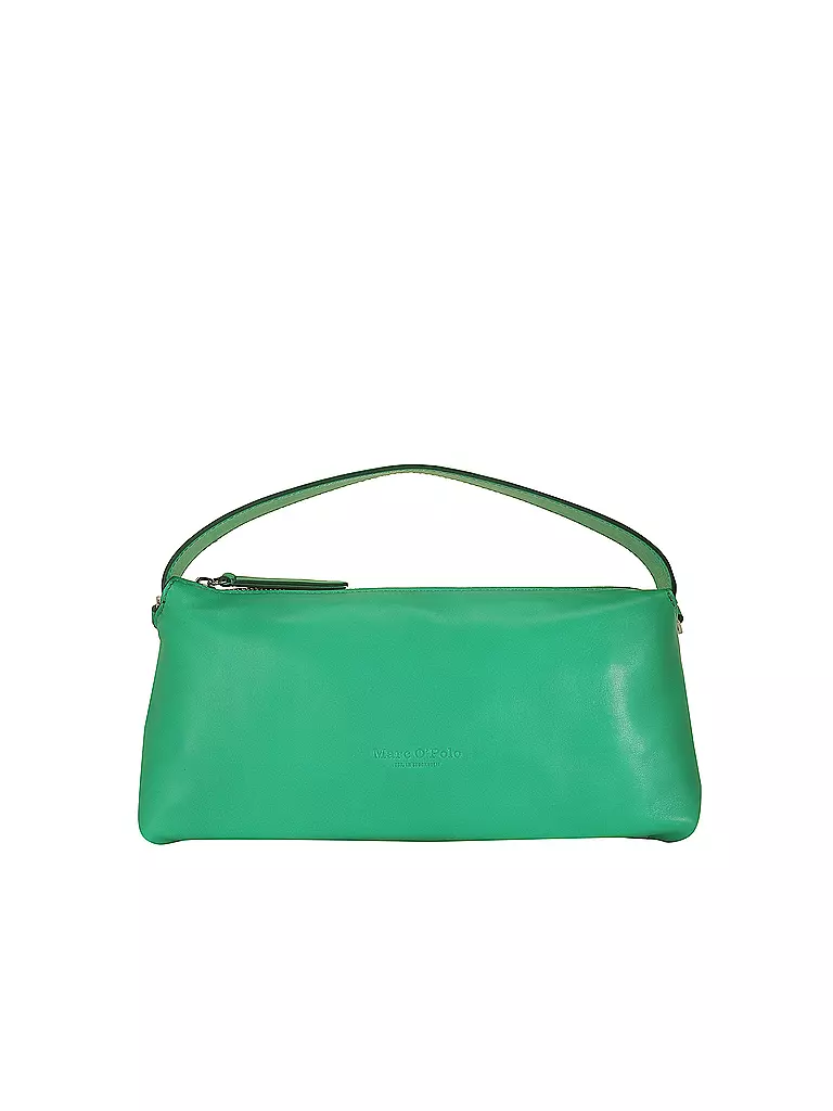 MARC O'POLO Ledertasche - Umhängetasche M  grün