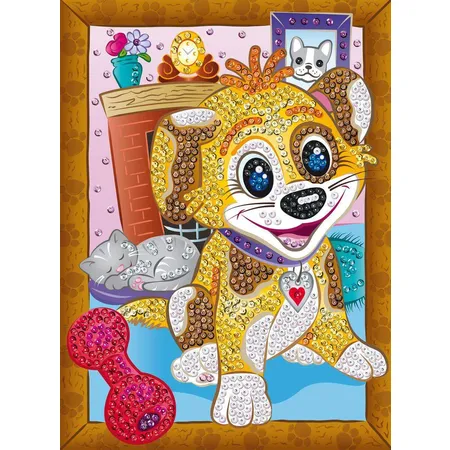 Mammut Sequin Art Tiere - Hund, Komplettset