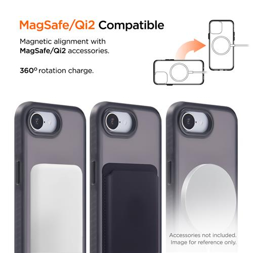 iPhone 16e MagSafe Blizzard Case GRS Schutzhülle aus Recycelten Materialien (EGCA00743) - Schwarz