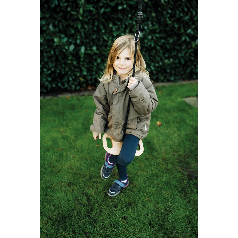 small foot® Tellerschaukel mit Griffen Black Line